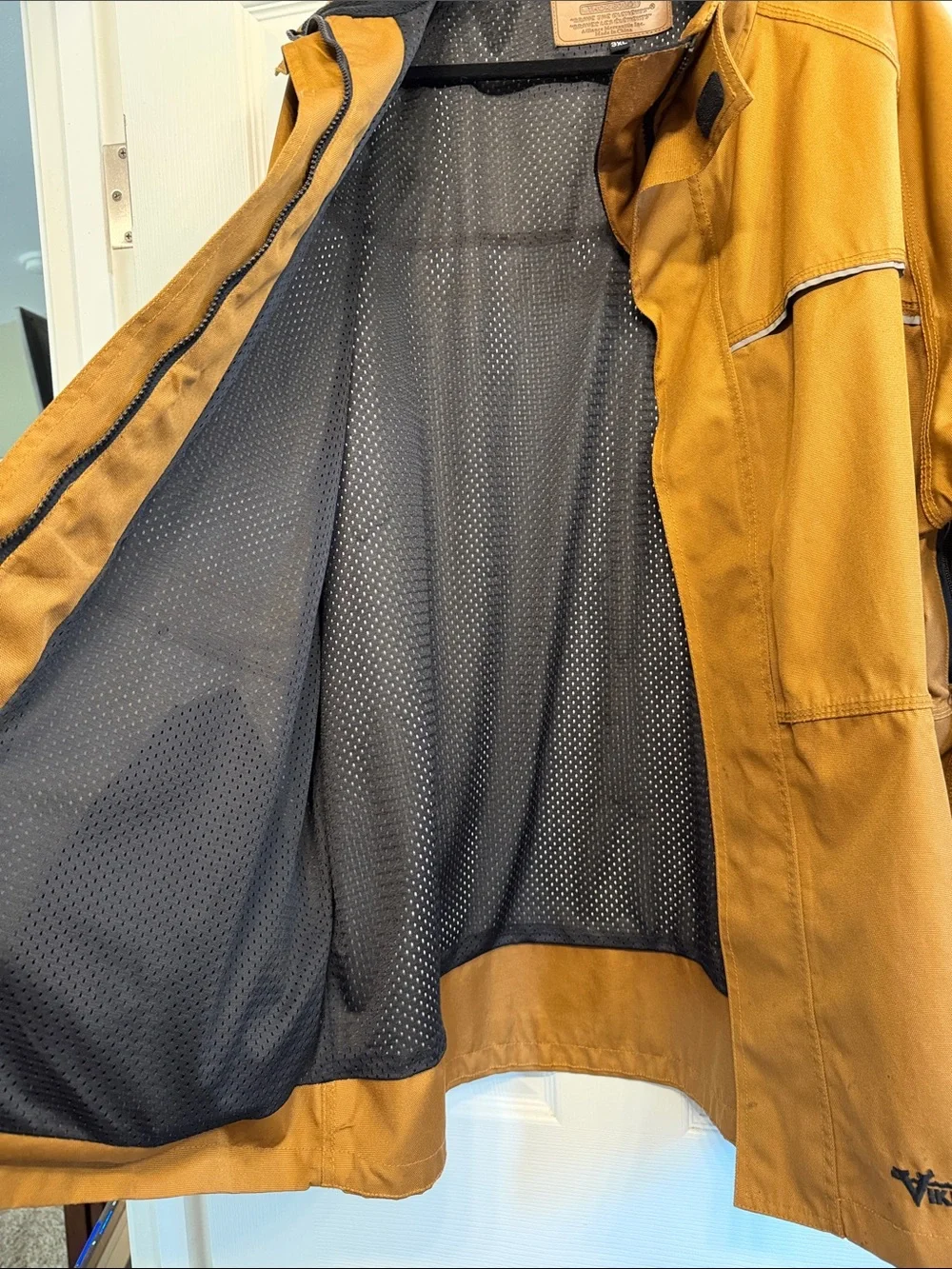 Men's Tan Workfield Jacket with Mesh Lining